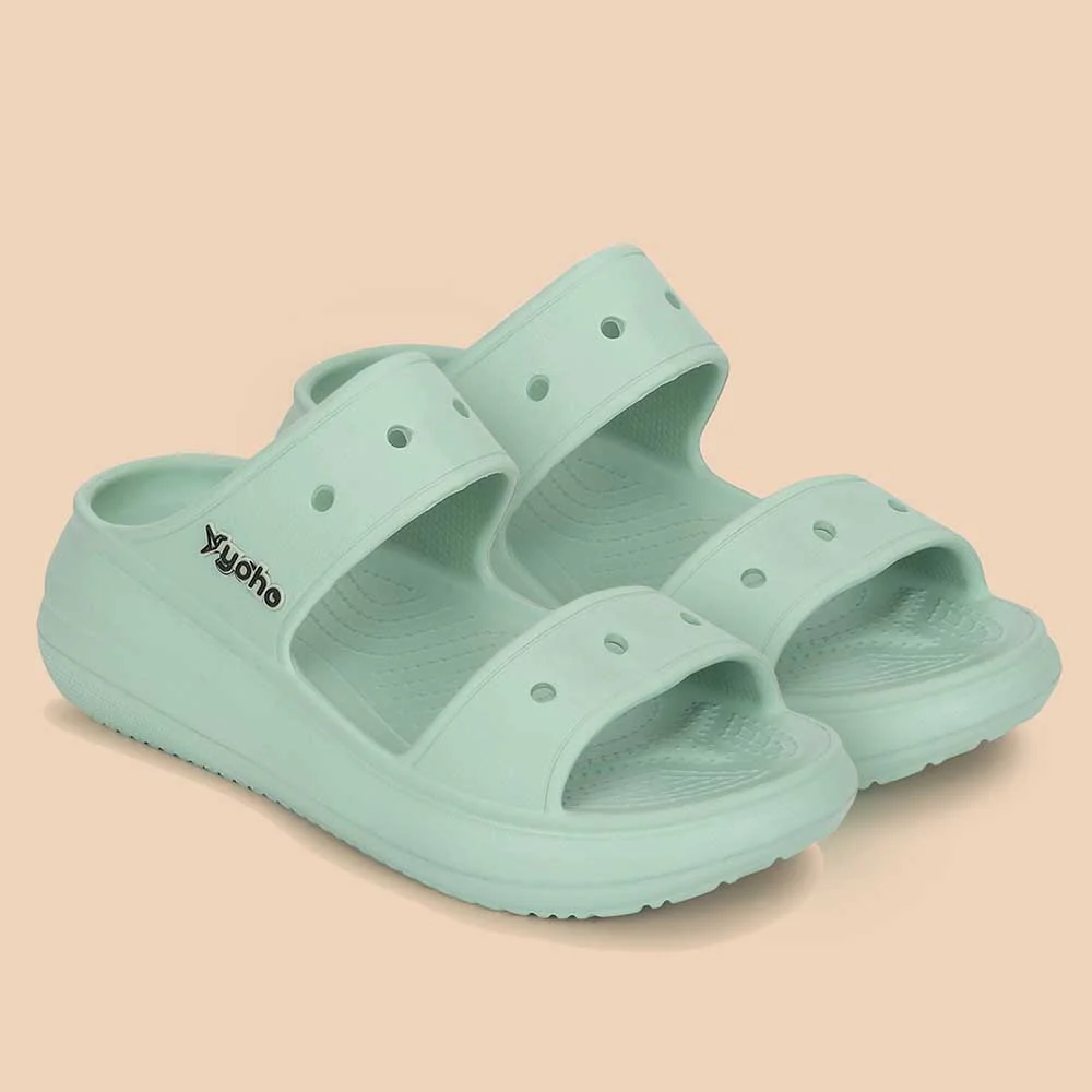 Double Strap Clog Sandals for Women - Image 17