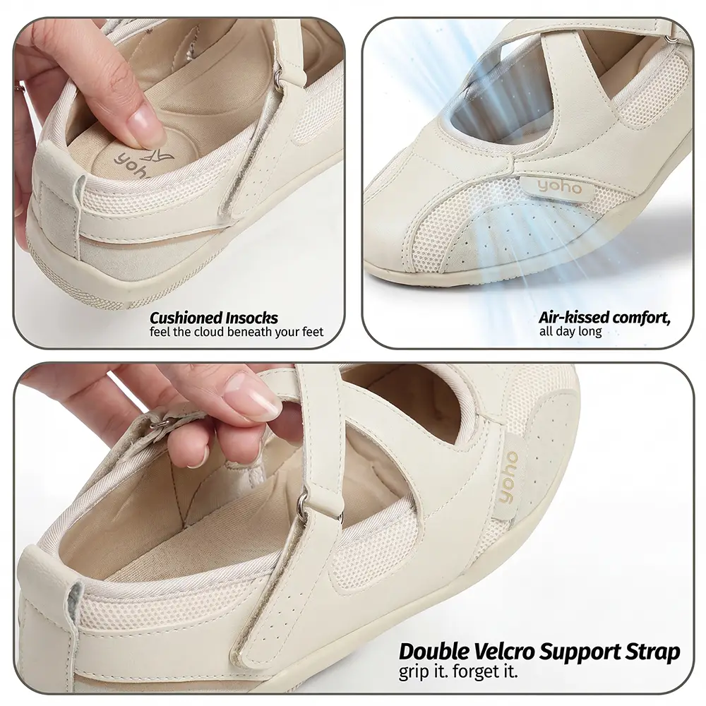 Juno Bells Mary Jane Sneakers For Women - Image 18