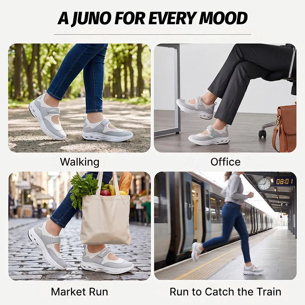 Juno Flex Mary Jane Slip-ons For Women - Image 16