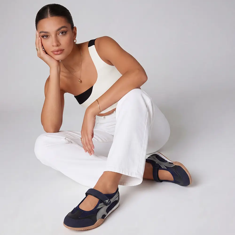 Juno Vivid Mary Jane Sneakers For Women - Image 17