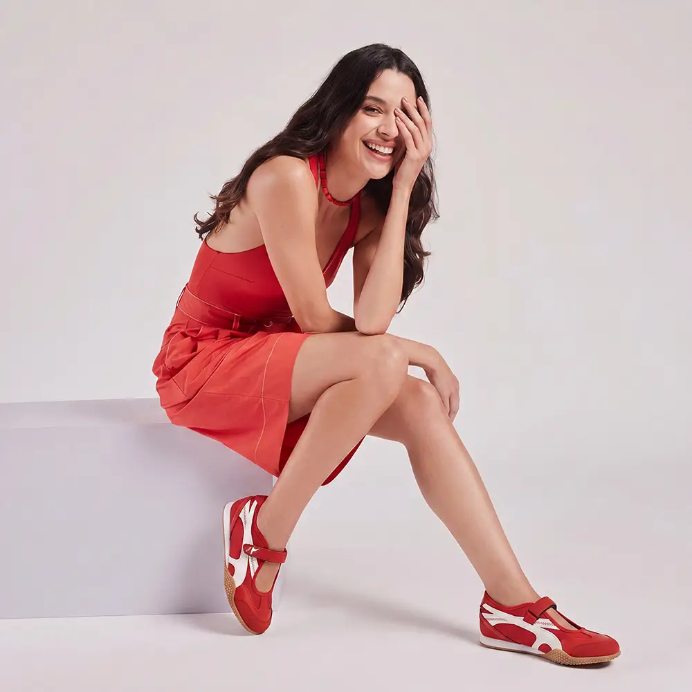 Juno Vivid Mary Jane Sneakers For Women - Image 23